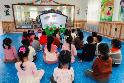 RẠP CHIẾU BÓNG MINI – TRƯỜNG MẦM NON GIAO TÂN