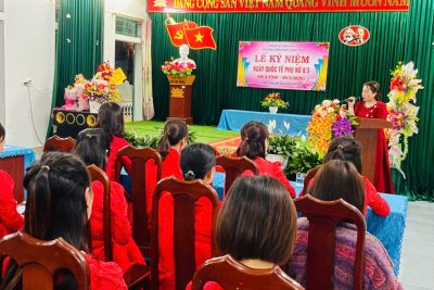 HOẠT ĐỘNG VĂN NGHỆ – THỂ THAO CHÀO MỪNG NGÀY QUỐC TẾ PHỤ NỮ 8/3 – TRƯỜNG MẦM NON GIAO TÂN