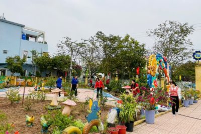 TRƯỜNG MẦM NON GIAO TÂN RA QUÂN TỔNG VỆ SINH MÔI TRƯỜNG