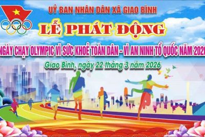 Trường mầm non Giao Tân hưởng ứng : ” Ngày chạy Olympic vì sức khỏe toàn dân – Vì an ninh Tổ quốc năm 2026 “